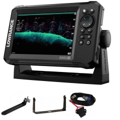 Lowrance Eagle 7 CHIRP Splitshot Ecoscandaglio Gps + Trasduttore 200/455/800 KHz
