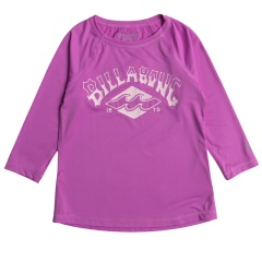 Lycra a maniche corte per bambini Billabong All Days Bright Orchid-T.10