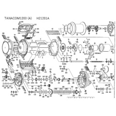 Ricambi Mulinello Daiwa Tanacom 1200