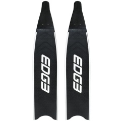 Pale per pinne Cetma Edge in carbonio, bianco