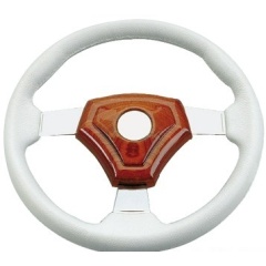 Volante barca Osculati bianco in poliuretano flessibile