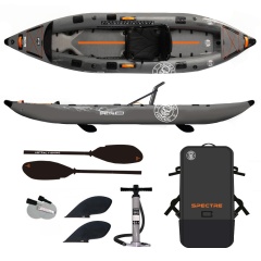 Kayak de pêche gonflable PVC Amtrac Fishing Spectre 400