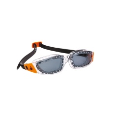 Occhialini nuoto Kameleon Arancio trasparente / Lente scura