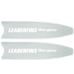 Pale per pinne Leaderfins Ice Fibra - - Bianco Soft 