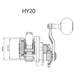 Ricambi per il mulinello Maxell Hybrid Asian HY20CL