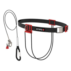 Cintura Lanyard CNF Octopus Freediving cavetto da apnea Rosso