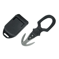 Coltello da sub Best Divers Tagliafilo Doppio Nero