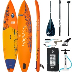 paddle gonflable flame 12.6