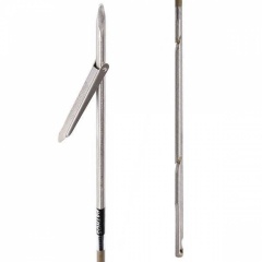 Asta con tacche in acciaio inox Pathos Ø 6,75 mm - mono aletta