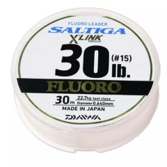 Filo Da Pesca Fluorocarbon Daiwa Saltiga X'Link Fluoro Leader - 0,28/100 