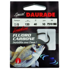 Orata speciale in fluorocarbonio 7210 BN 150 cm Ami da pesca N°1 su Nylon fluorocarbonio 30/100
