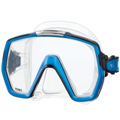 Maschera subacquea Tusa Freedom HD Blu Azur