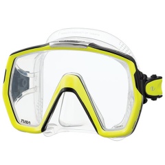 Maschera subacquea Tusa Freedom HD Gialla