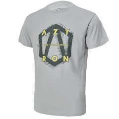 T-shirt Aztron Full Logo Griggio - M