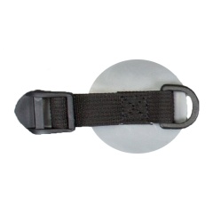 Passaggio per corde ad anello D con fibbia di serraggio