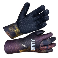 Gants Denty Spearfishing Anaconda 3 mm - Marron Or