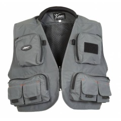 Gilet da pesca JMC Diplomat V2 grigio