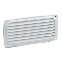 Grille d'aeration Nuova Rade Blanche 20 X 10 cm