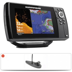 Humminbird Helix 7 G4 CHIRP MEGA DI + Trasduttore di poppa + T°c