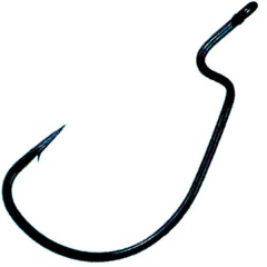 Hook singolo texano Owner con occhiello 4108 Jungle Jungle Wide gap