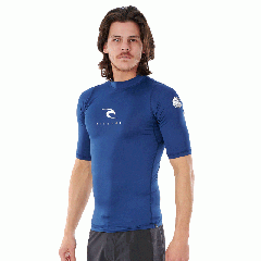 Lycra Uomo Rip Curl maniche corte - Navy