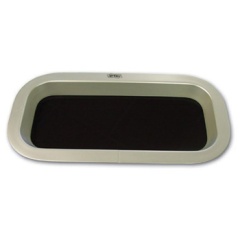 Oblò barca rettangolare Gebo fisso