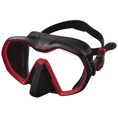 Maschera Seac Sub Icona Nero/Rosso