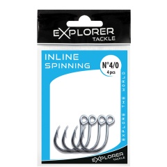 Hameçon simple Explorer Tackle Inline Spinning Hook (peche_hamecon)