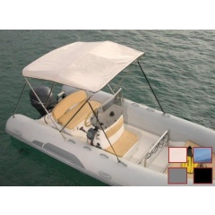 Tendalino barca 3 cerchi in acciaio inox MATC Oxygen 1850-1980 mm