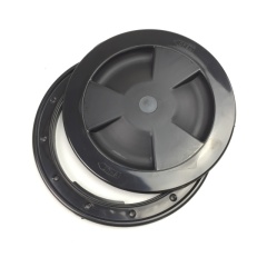 Sportello di ispezione daNuova Rade 1/4 di giro Nero