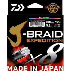 Filo trecciato da pesca Daiwa Braid Expedition X 8 Green Scuro 500 m - 24/100 