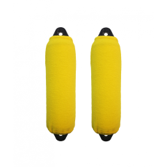 Paire chaussettes pare-battage Fendress simple épaisseur F6 30x107 - Jaune