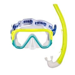 Kit snorkeling Mares Keewee Junior Jaune