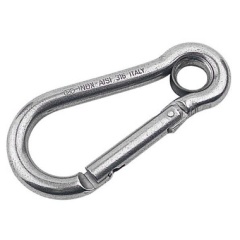 Moschettone in acciaio inossidabile con occhio Sea-Lect