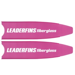 Pale per pinne Leaderfins Pink Ice Fibre - Extra Soft - Pink