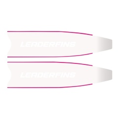 Pale per pinne Leaderfins Ice Fibra - - Bianco Soft 