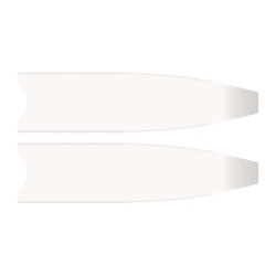 Pale per pinne Leaderfins Snow Fibre - Soft - Bianco - Senza logo