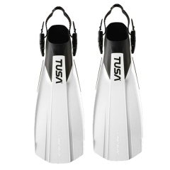 Pinne per subacquea regolabili Tusa Libérator Bianca