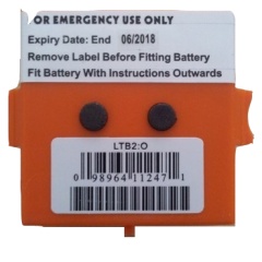 Batteria alMc Murdo litio di ricambio VHF R1 - LTB2