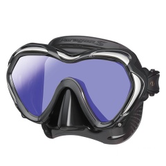 Maschera subacquea Tusa Paragon S Nero/Grigio