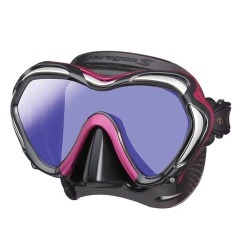 Maschera subacquea Tusa Paragon S Nero/Rosa