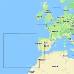 Carta Nautica C Map NT+.MAX Europa occidentale M228.38