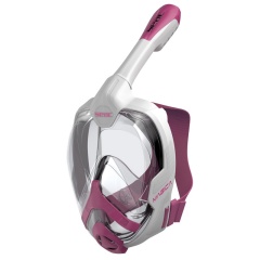 Maschera Granfacciale snorkeling Seac sub Magica Bianco-Rosa Adulto S/M