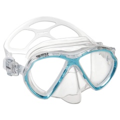 Maschera da snorkeling Panak Mid « Mares » trasparente/acquamarina