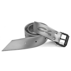 Cintura Marsigliese C4 fibbia in silicone Nylon - Argento