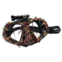 Masque de chasse sous marine Denty Spearfishing Camo 3D accessoire Gopro