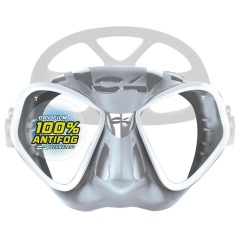 Maschera pesca subacquea C4 Condor anti appannamento -White