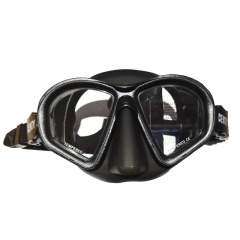 Masque de chasse sous marine en apnée Denty Spearfishing Noir