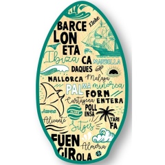 Skimboard legno Skim One Mediterraneo Spain 41