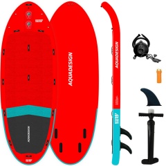 Paddle Géant Gonflable Aqua Design Megacraft 15.1 Rouge